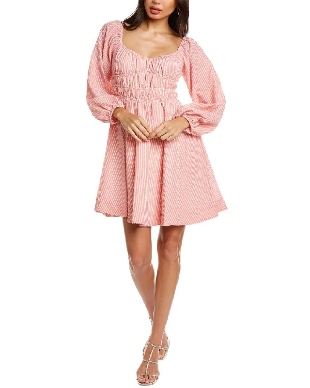 Women's Clothing for Every Occasion Maison Tara Seersucker A-Line Dress