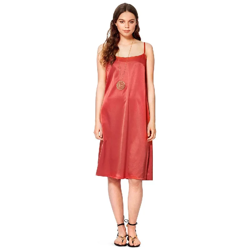 Earthy Tones Burda Dress 5996