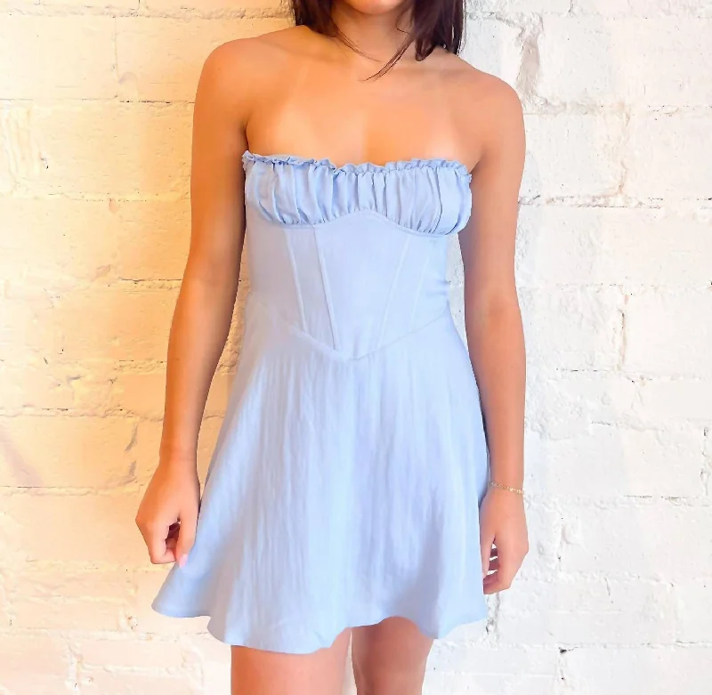 Women's Date Night Outfit Be Wild Dress In Blue