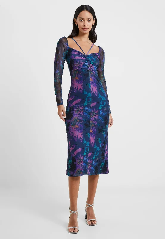Women's Plus-Size Garments Toni Mesh Gabriela Dress