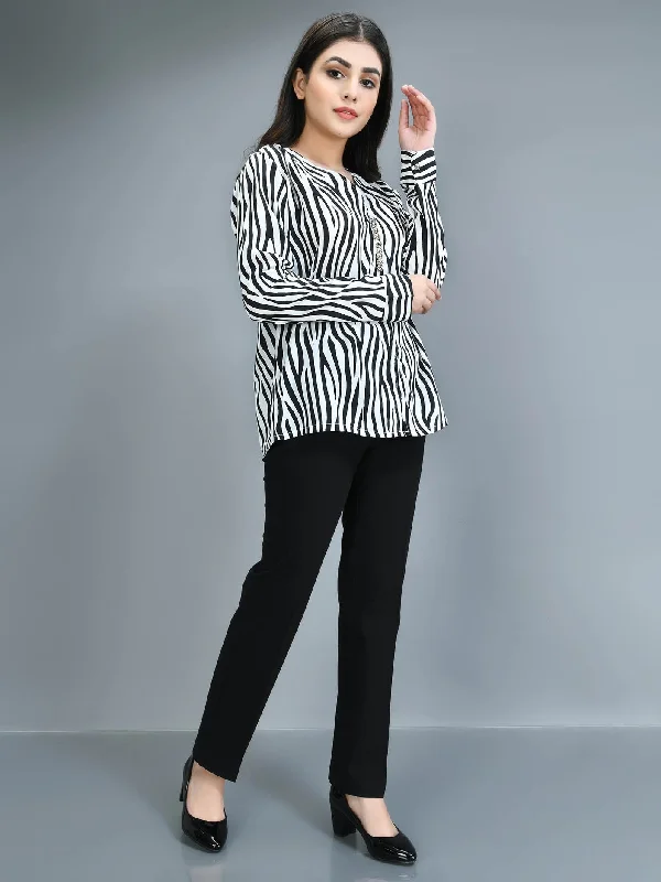 Fashion Sale Striped Grip Top