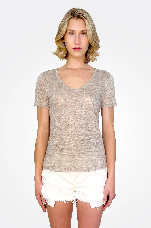 Valentine's Special V Neck Shirt - Hemp