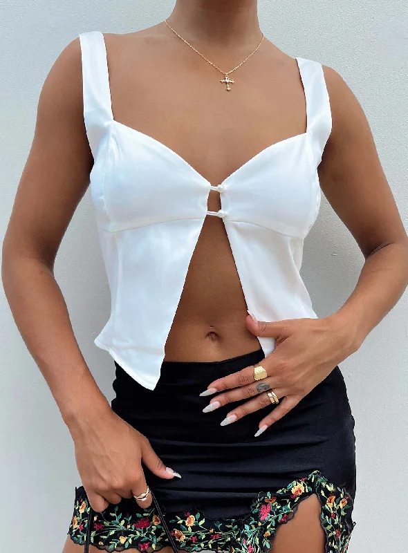 Season Sale Binkar Top White