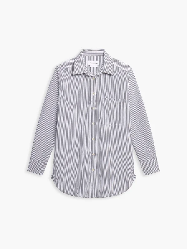 Colorful Clothing Women's Aero Zero Relaxed Shirt - Black Stripe (HN)