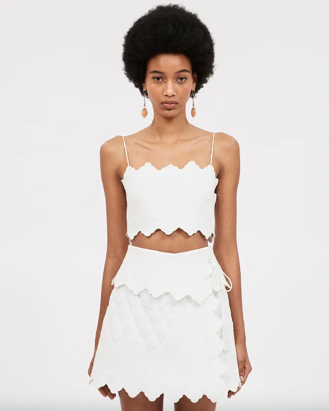 Luxe Women's Fashion Marie Top - Cowrie