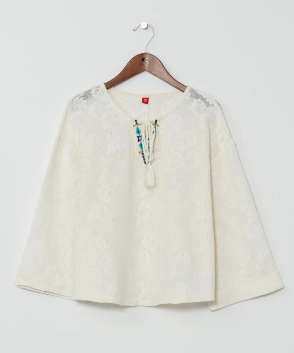 Comfort Meets Fashion Cotton Lace Top