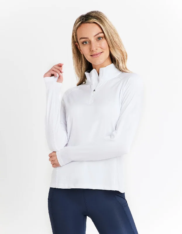 Relaxed Style Quarter Zip Top UPF 50+ Active Collection