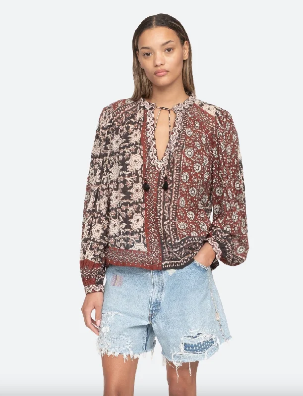 Relaxed Style Danae Top - Red