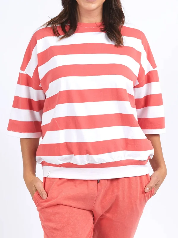End Of Season Clearance ELM MAZIE BLOCK STRIPE SWEAT