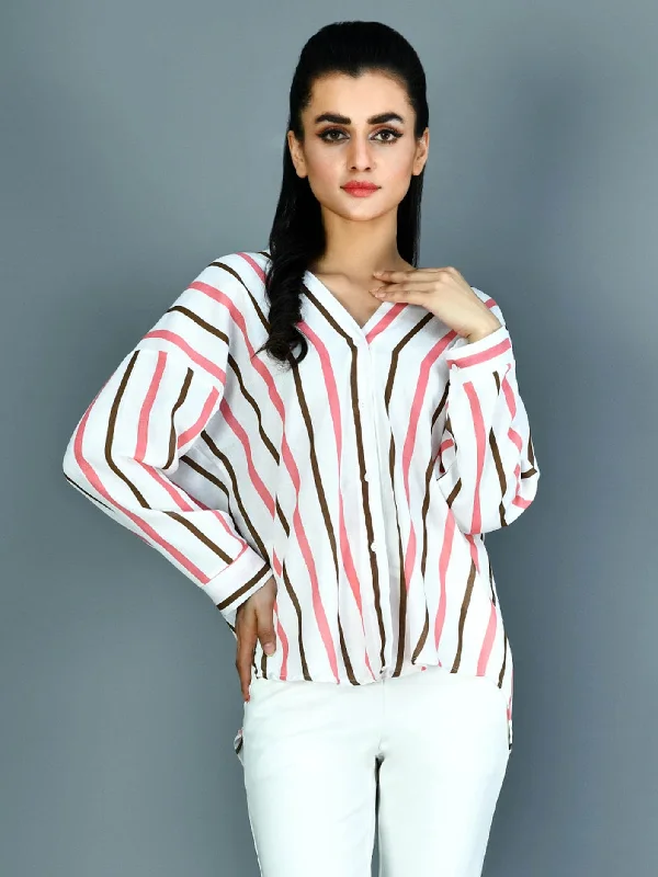 Vibrant Styles Printed Cotton Top