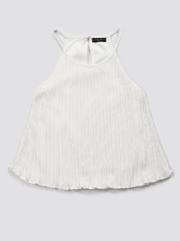 Women's Urban Fashion Crinkled Silk Top