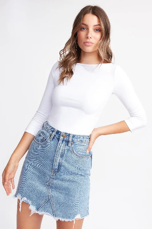 Exclusive Discount Mia 3/4 Sleeve Boat Top