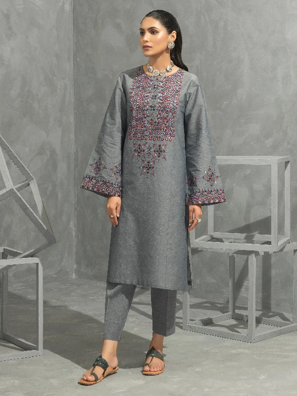 Trend Leading Collection 2 Piece Yarn Dyed Suit-Embroidered (Pret)
