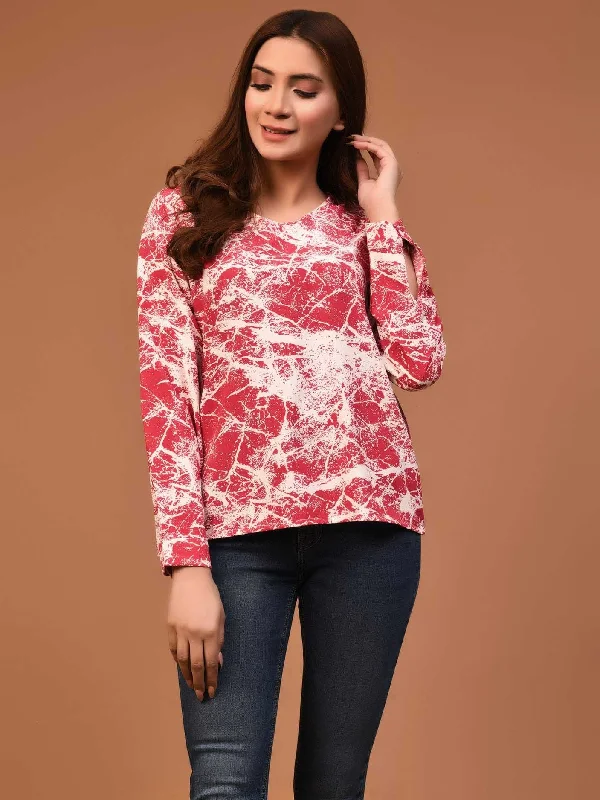Chic Style, Always In Vogue Printed Top