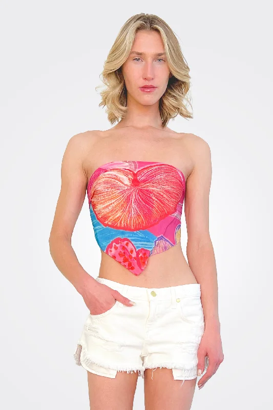 Casual Fashion Juno Scarf Top - Pink