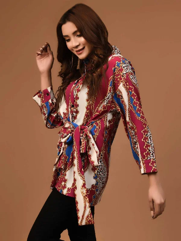Luxury Fashion Printed Top