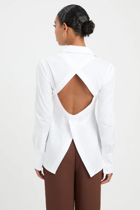Relaxed Style Monaco Cut Out Shirt