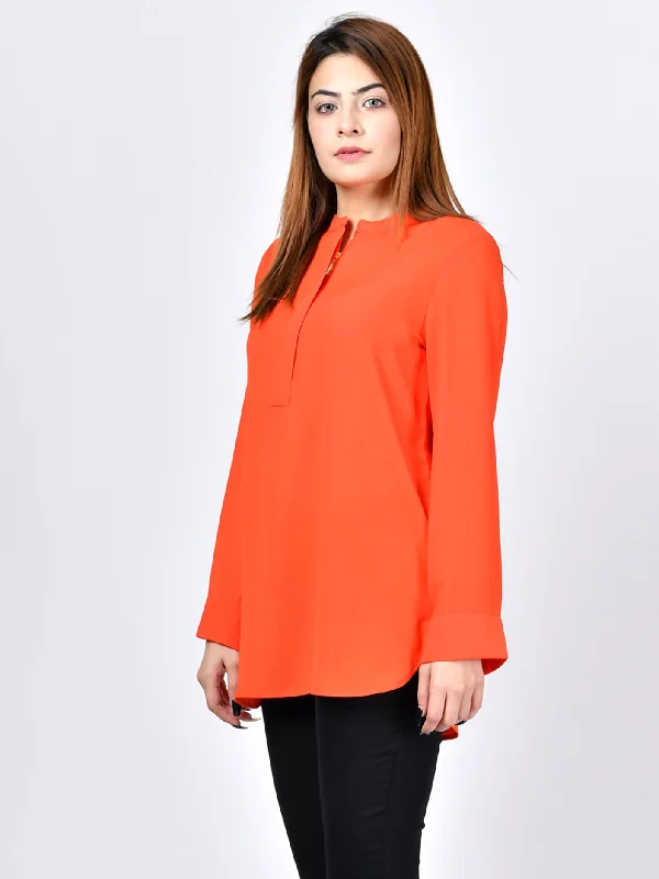 Special Occasion Wear Zipped Top