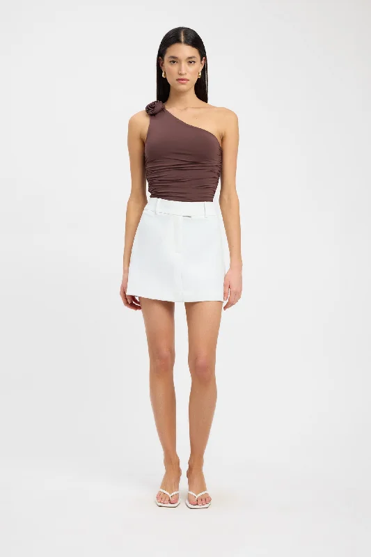 Luxury Fashion Rose Rouched Top