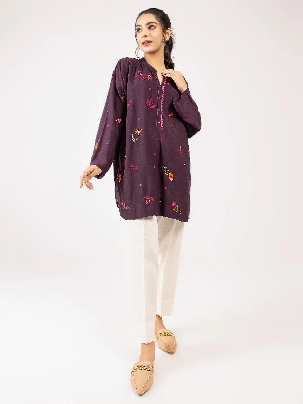 Winter Wardrobe Clearance Embroidered Stone Shirt
