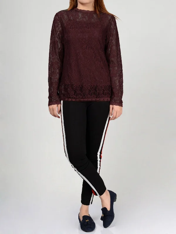 Sophisticated Outfits Net Top