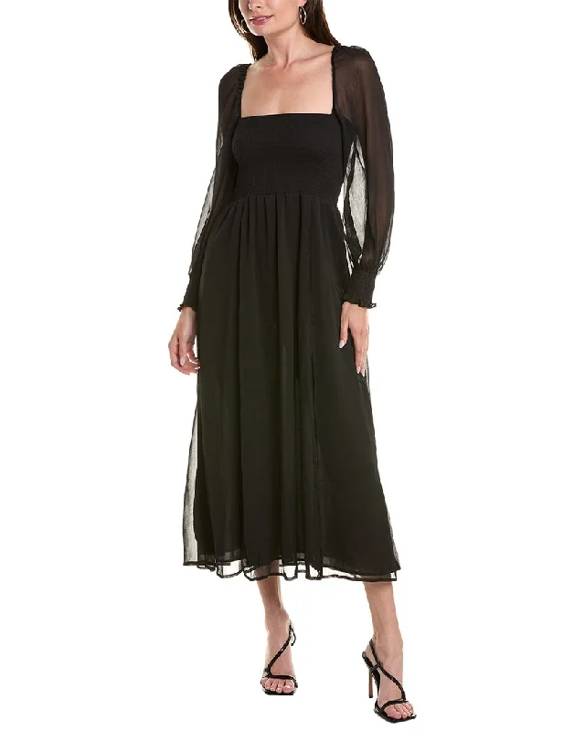 Sophisticated Fashion o.p.t. Classic Smocked Maxi Dress