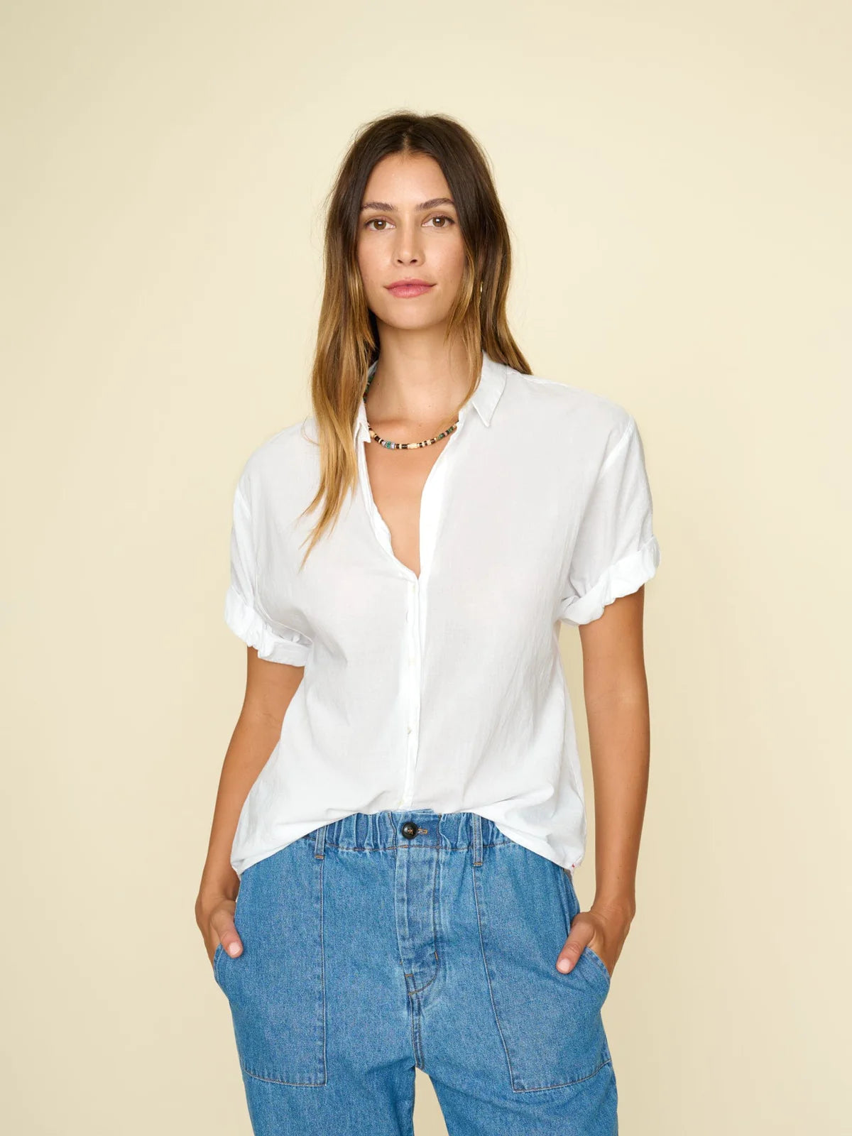 Street Style Fashion Channing Shirt - White
