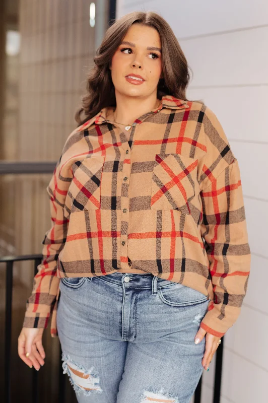 Season Sale Is It Really Oversized Plaid Button Up