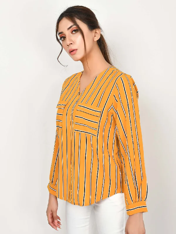 City Fashion Striped Top