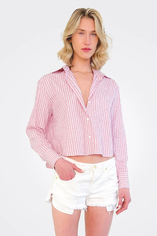 Online Boutique Clothing Mia Shirt - Pink Stripe