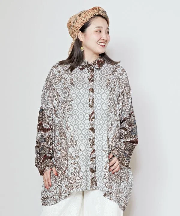 Comfortable Clothes Paisly Printed Shirt
