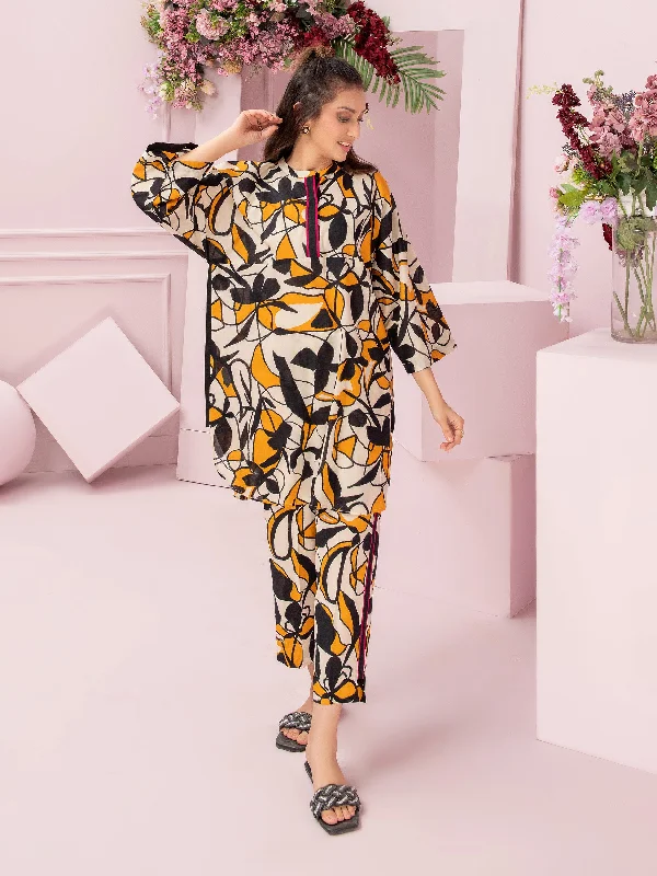 Festival Fashion Printed Lawn Co-Ord Set (Pret)