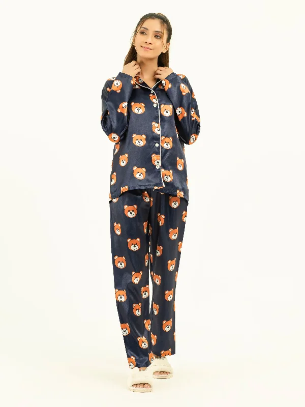 Limited Time Offer Printed Silk Sleepwear