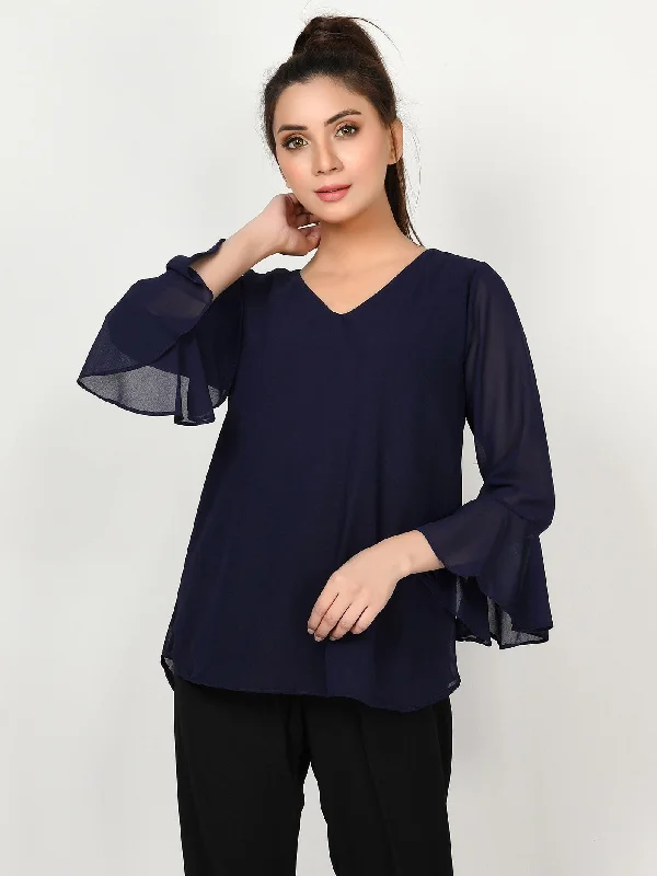 Must-Have Styles Flare Sleeved Top