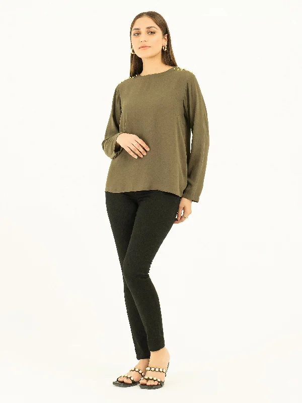 Chic & Cozy Apparel Embellished Grip Top