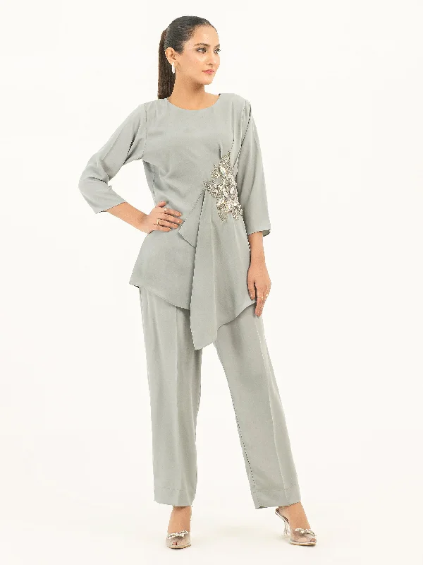 Stylish Basics Appliqued Grip Co-Ord Set