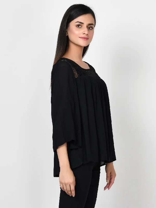 Eclectic Fashion Laced Grip Top