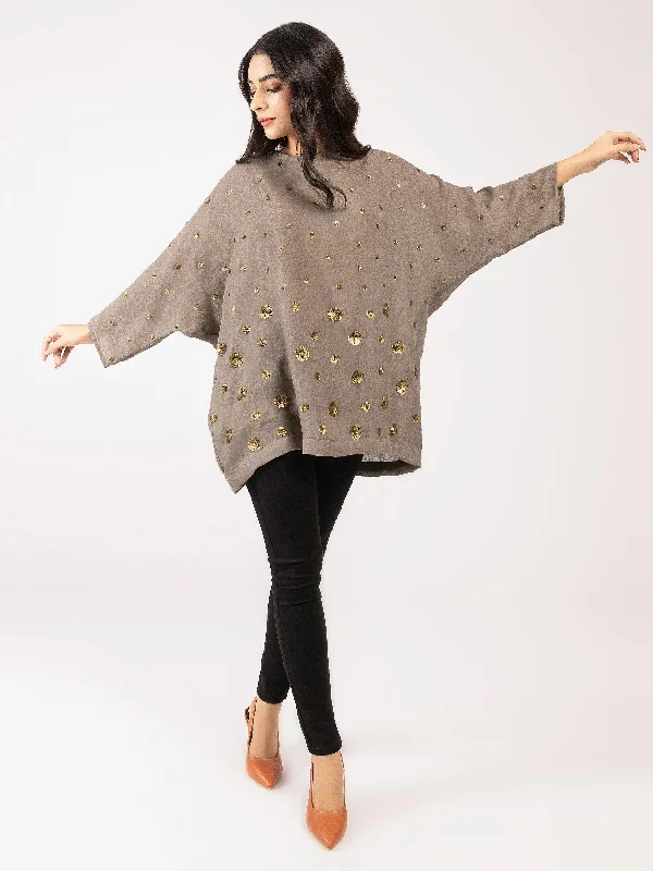 Holiday Glam EMBELLISHED TOP