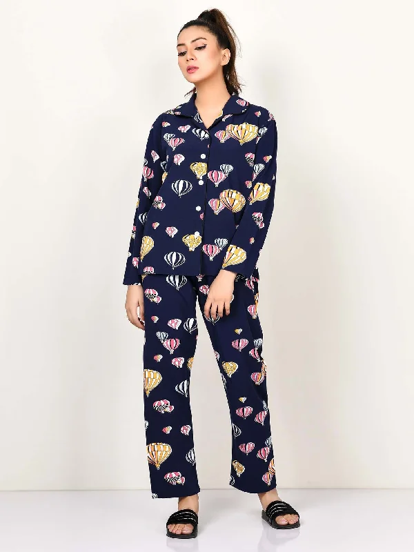 Valentine's Special Printed Grip Sleep Suit