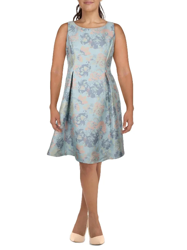 Women's Holiday Clothing Womens Embellished Polyester Sheath Dress
