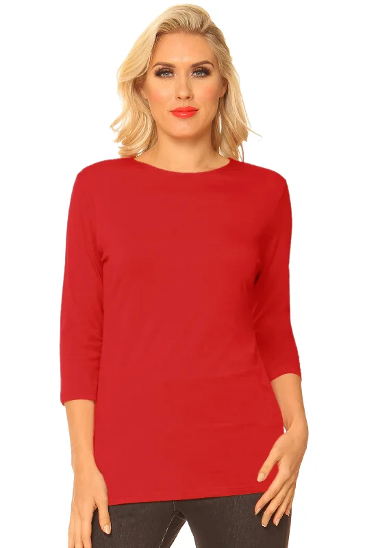 Trendy Fashion For Women Red Women's Top Alisha D