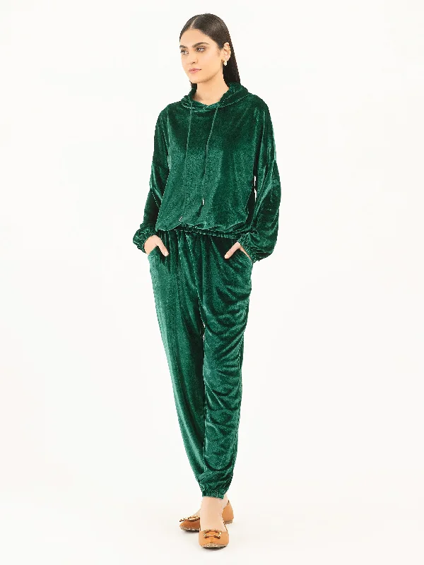 Trendy Women's Wear Velvet Co-Ord Set