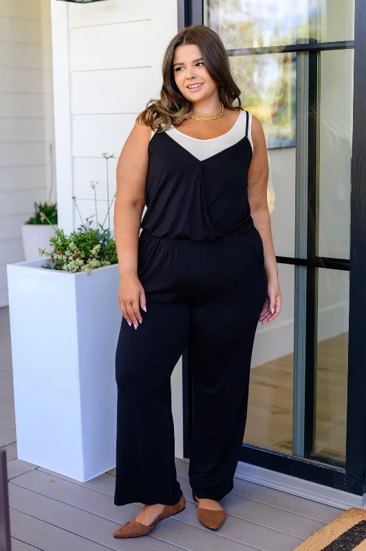 Latest Fashion Completely Justified Jumpsuit in Black