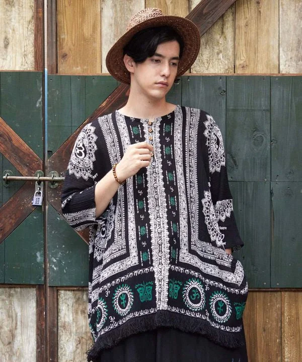 Chic And Comfortable Unisex Bohemian Slouchy Top