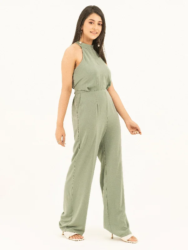 Stylish Women's Apparel Halter Neck Jumpsuit