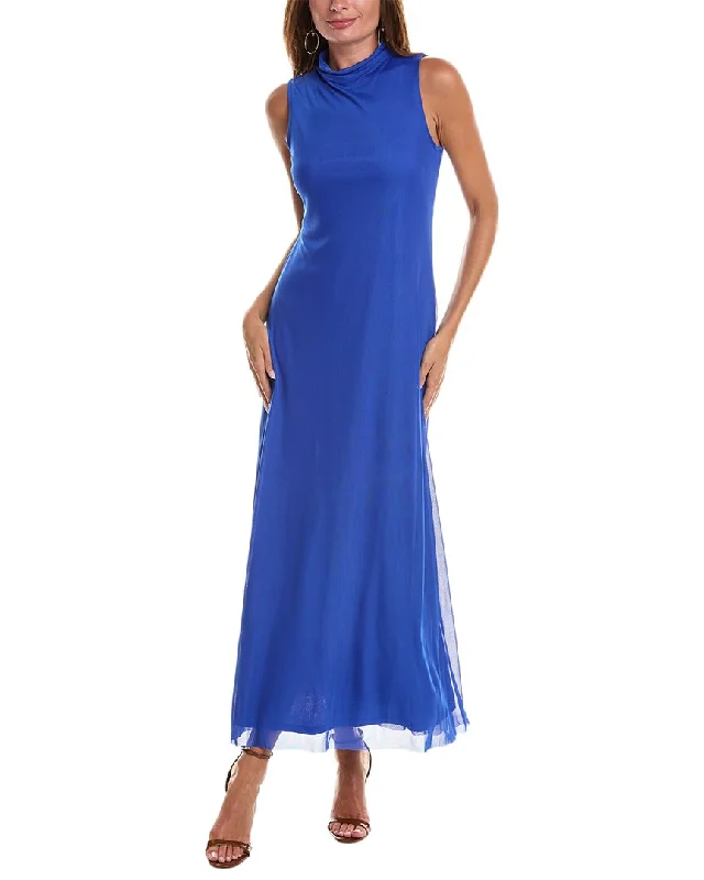 Women's Cozy Outfit For Lounging Vince Camuto High-Neck Maxi Dress