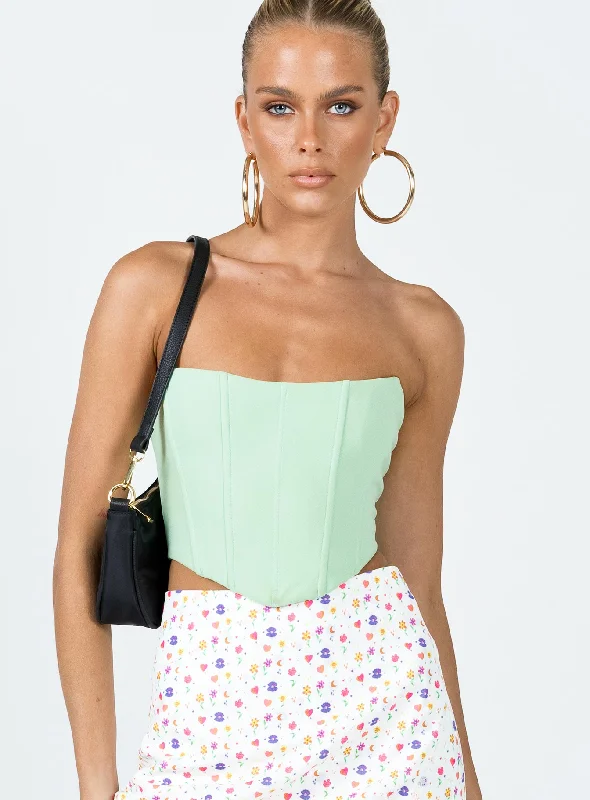 High End Women's Wear Carlie Top Green