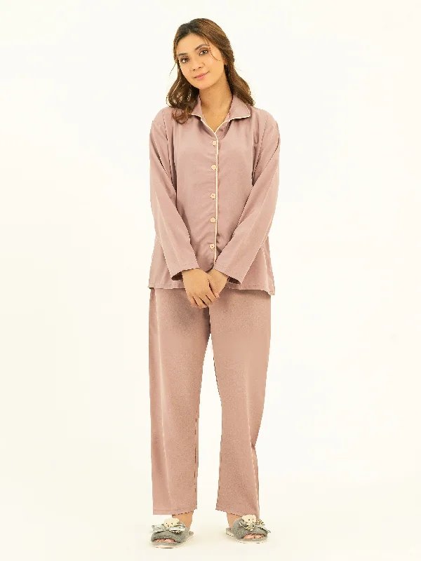 Women Apparel Dyed Grip Sleepwear