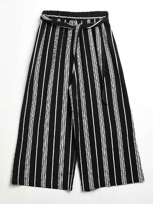 Fashion Sale Striped Tie Knot Culottes