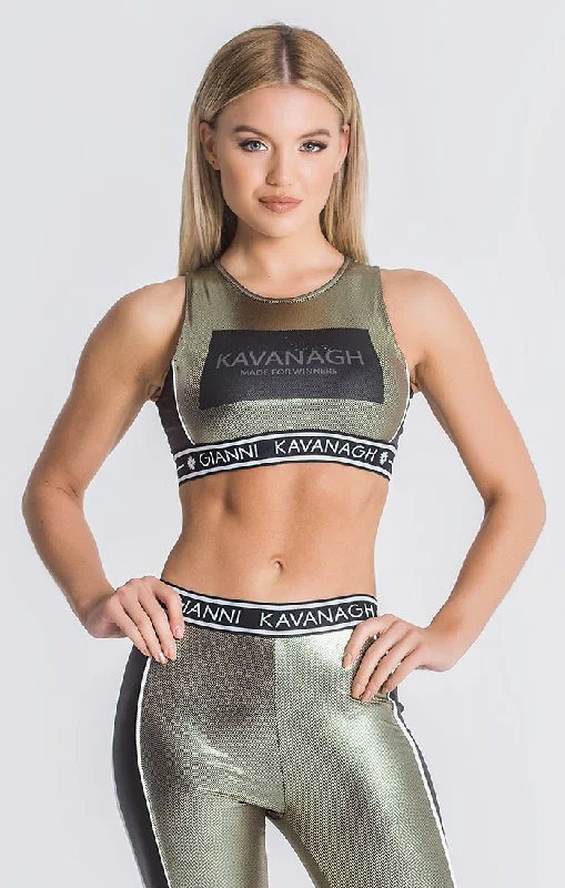 Latest Trends Gold Ride Or Die Collection Sport Top